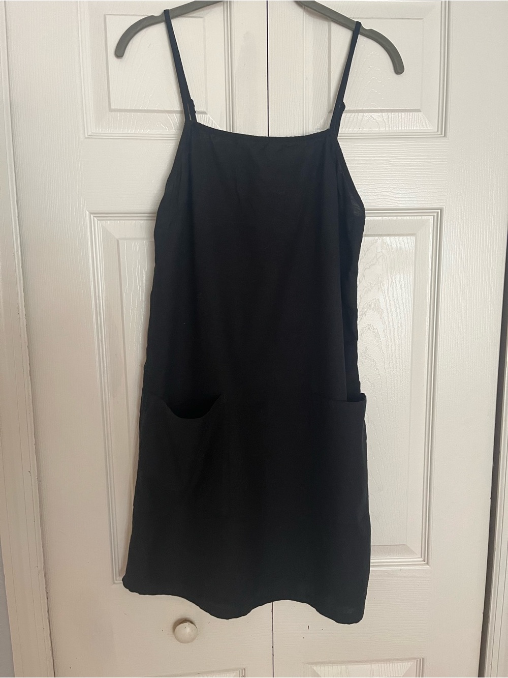 Billabong Black Spaghetti Strap Pocket Dress